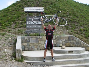 Boven op de Zoncolan - missie volbracht!